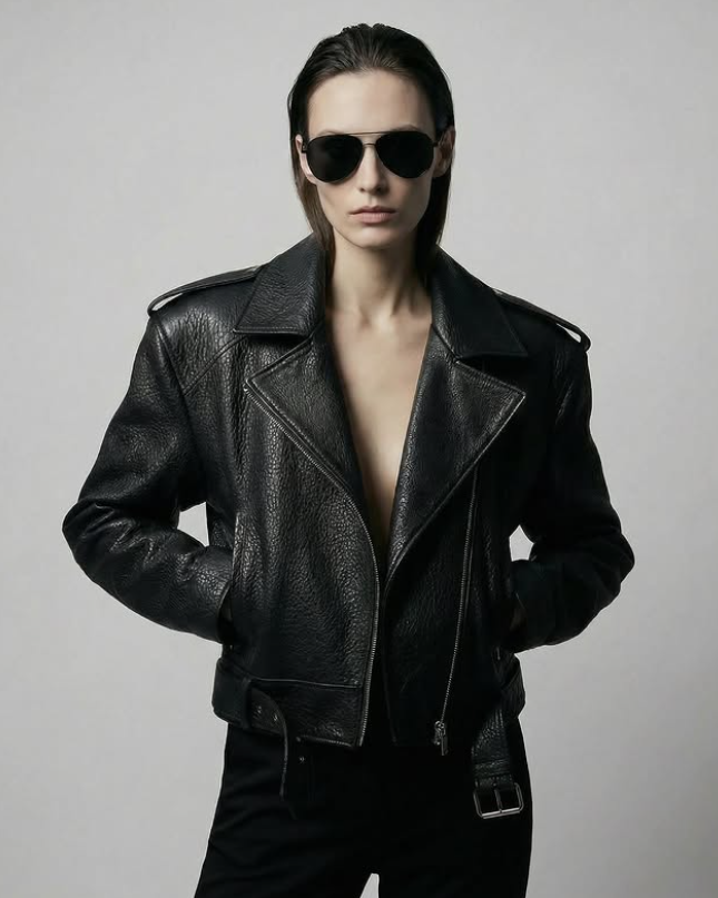 W!LDCH!LD — leather biker jacket